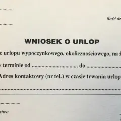 Wniosek urlop na żądanie - Jak wypełnić druk, przykładowy wzór