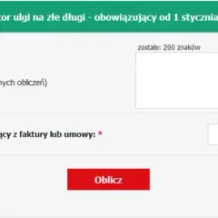 Kalkulator złych długów - jak obliczyć ulgę? Narzędzie do obliczania ulgi