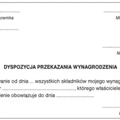 Upoważnienie do odbioru pieniędzy - wzór i druk