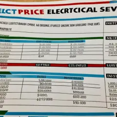 Cena za godzinę pracy elektryka - Cennik usług elektrycznych