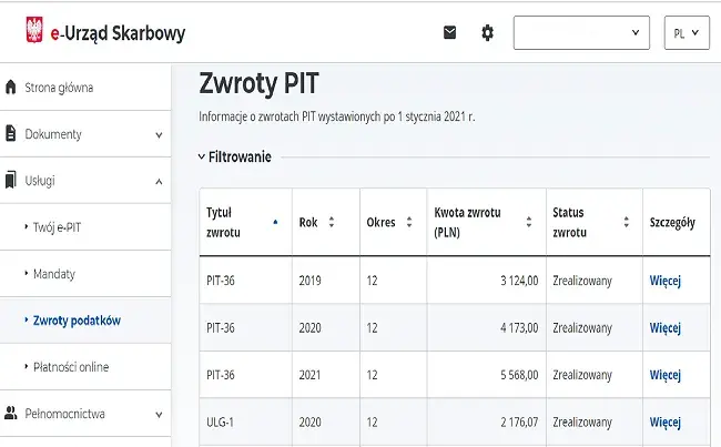 Jak sprawdzić czy urząd skarbowy wysłał zwrot podatku: prosty poradnik