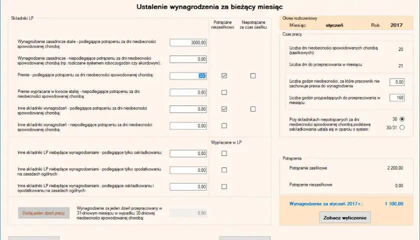Kalkulator Wysokości Zasiłku Chorobowego – Oblicz Pensję na Zwolnieniu Lekarskim i Wypłatę z L4