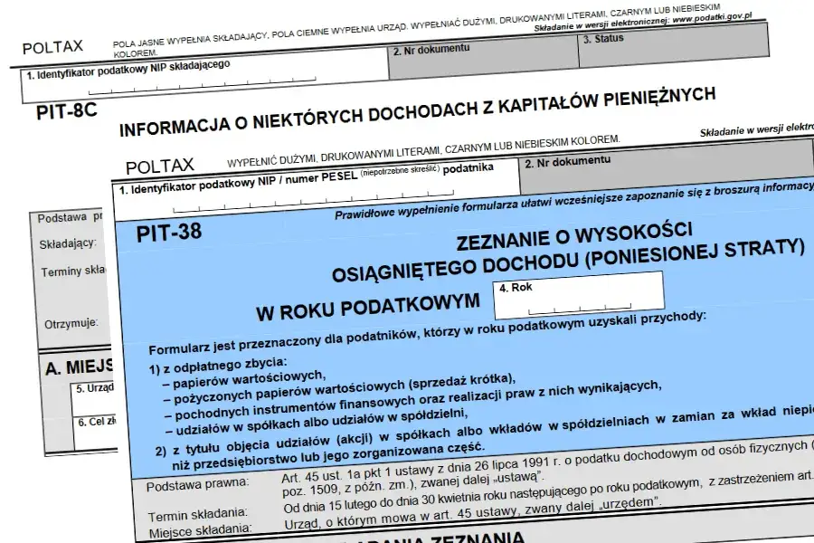 Zdjęcie PIT-8C: Jak prawidłowo rozliczyć dochody kapitałowe? Poradnik